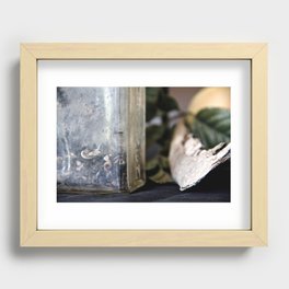 Jawbone & Worms Recessed Framed Print