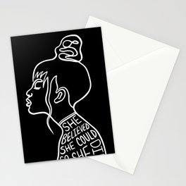 She Believed She Could So She Did Stationery Cards