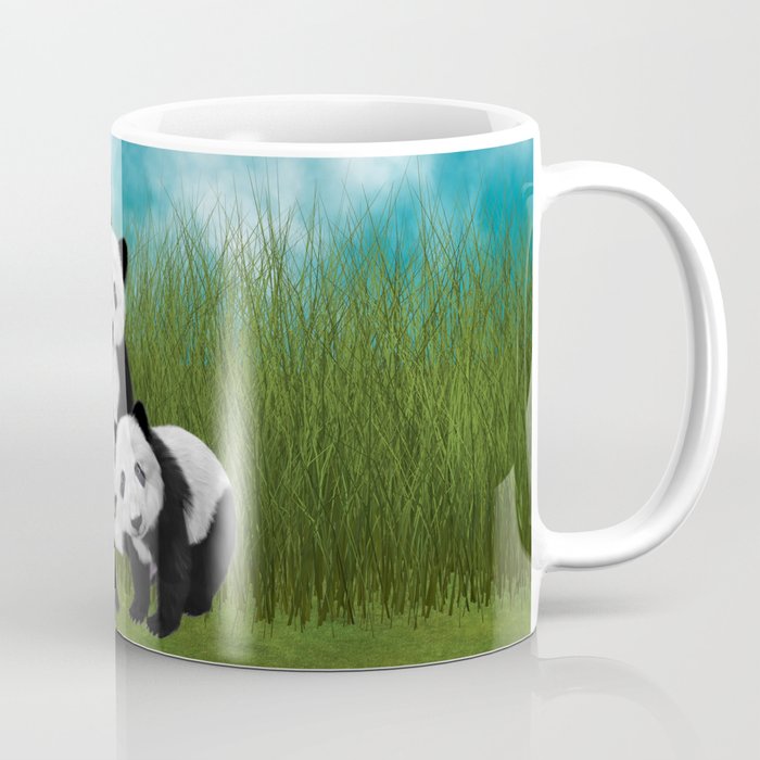 Panda Bear Cubs Love Coffee Mug