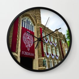 Keating Hall at Fordham University Commencement  Wall Clock | Landscape, People, Photo, Architecture 