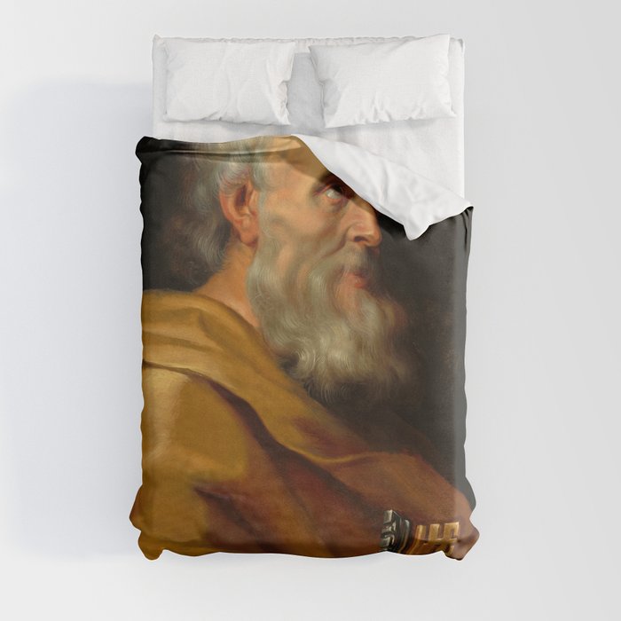 Saint Peter, 1616-1618 by Peter Paul Rubens Duvet Cover