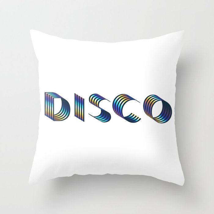 DISCO || #society6 #disco #decor Throw Pillow