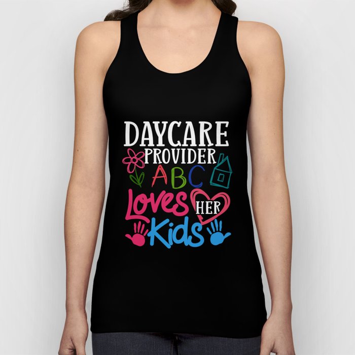 Daycare Provider Thank You Childcare Babysitter Tank Top