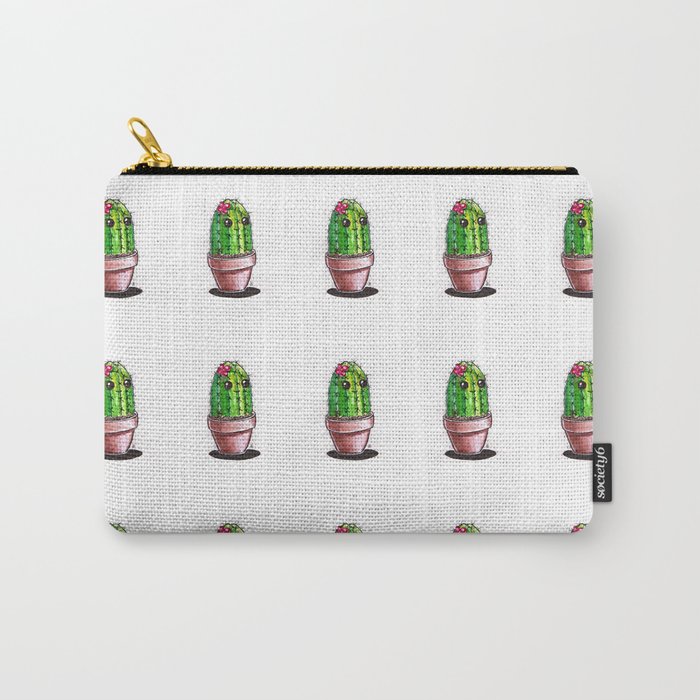 Cute Cactus Carry-All Pouch