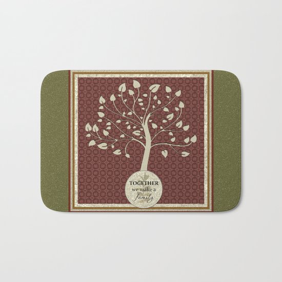 Together We Make A Family Bath Mat
