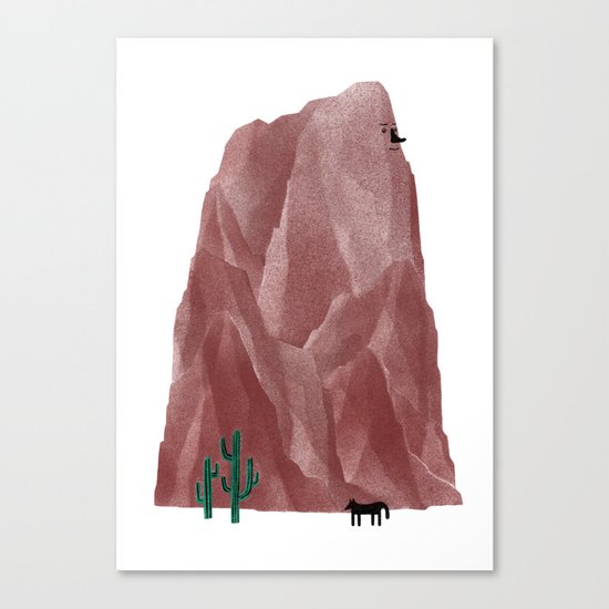 The Living Rock Canvas Print