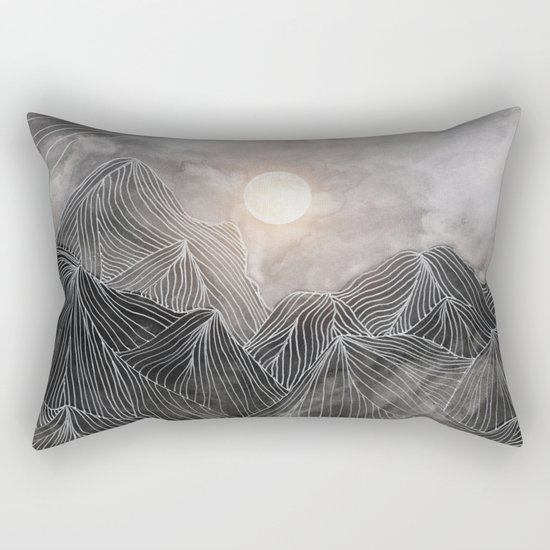 Lines in the mountains VIII Rectangular Pillow
