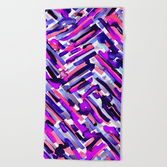 IDGAF (Black) Beach Towel