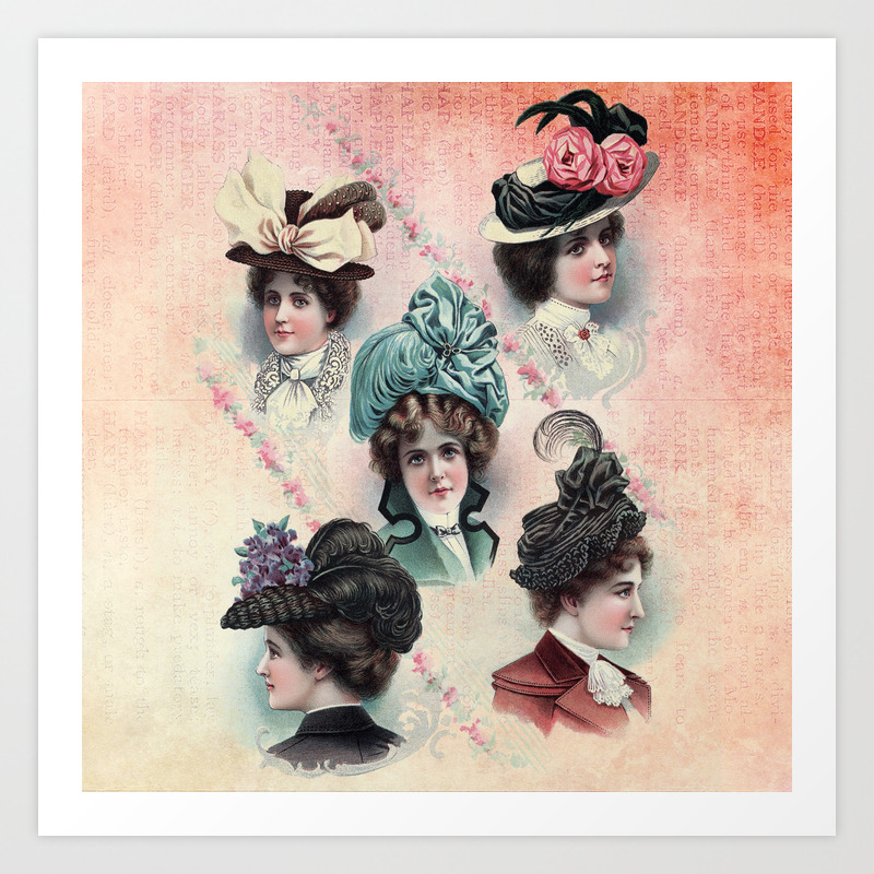 victorian ladies hats