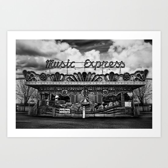 Music Express Art Print