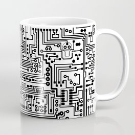 Circuit Board Coffee Mug | Circuits, Engineer, Logicboard, Programmer, Computers, Science, Computernerd, Tech, Motherboard, Graphicdesign 