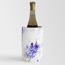 Photo Of Blue Flowers Wine Chiller