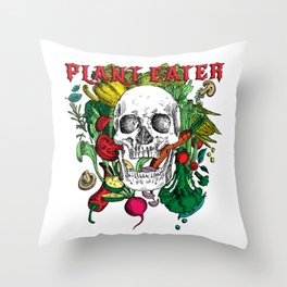 Plant Eater Throw Pillow