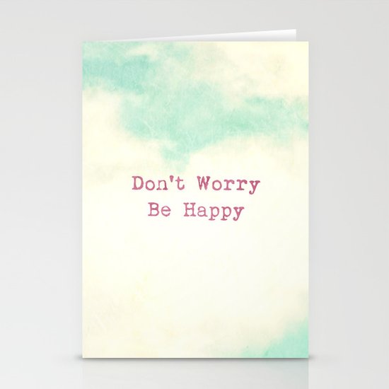 Don't Worry, Be Happy Stationery Cards