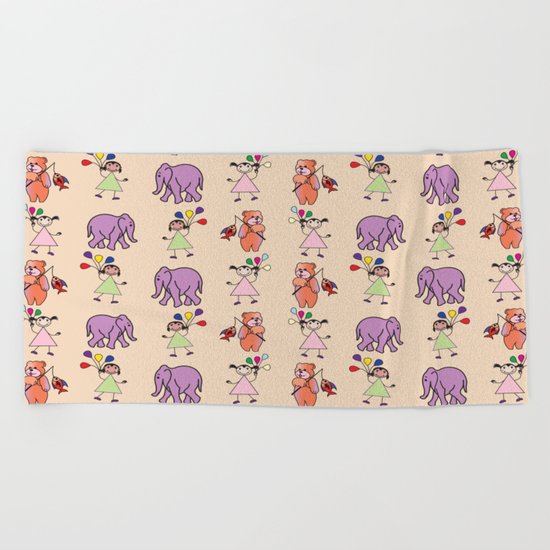 pattern 13 Beach Towel