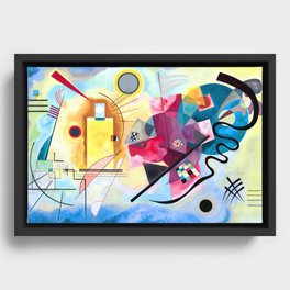Wassily Kandinsky - Yellow Red Blue Framed Canvas