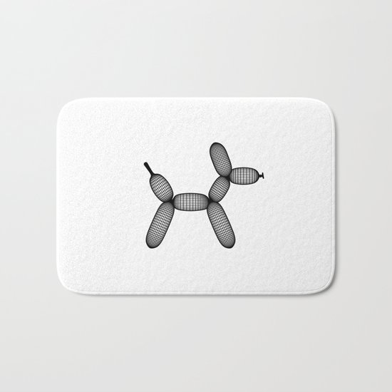 Balloon Doggy Dogg Bath Mat