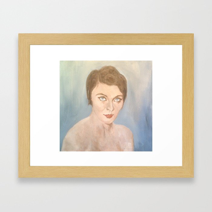 Head And Shoulders Framed Art Print