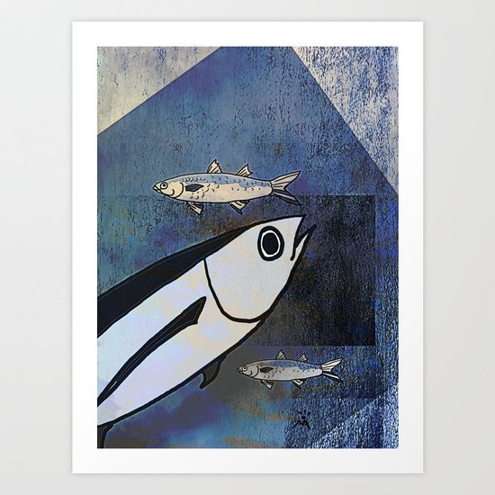 Tuna Fish and Others Art Print