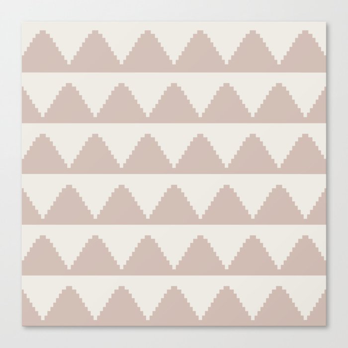 Geometric Pyramid Pattern XXXIV Canvas Print