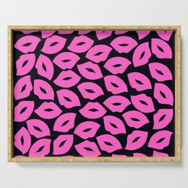 Pink lips Serving Tray