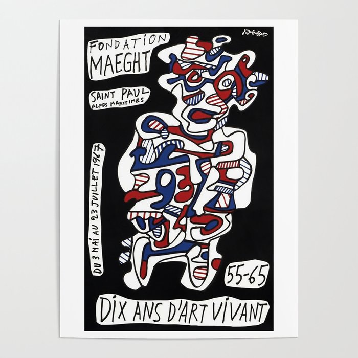 Fondation Maeght - Dix Ans d'Art Vivant, 1967 Poster