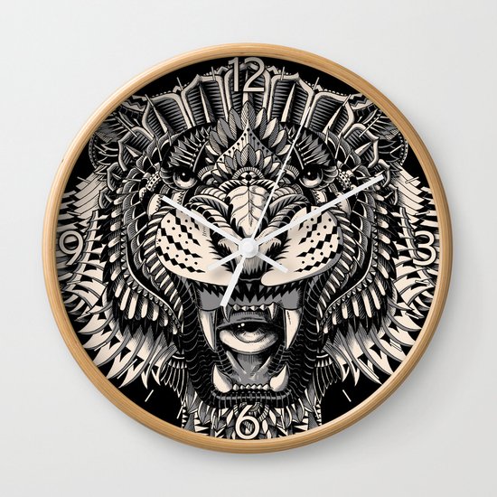 Eye of the Tiger Wall Clock