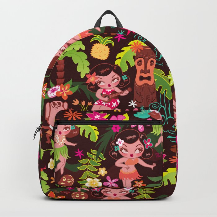 Hula Cuties Pattern Backpack