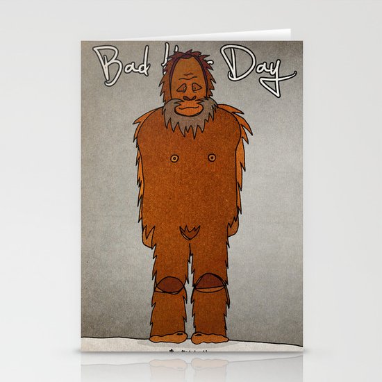 bad hair day no:4 / Bigfoot Stationery Cards