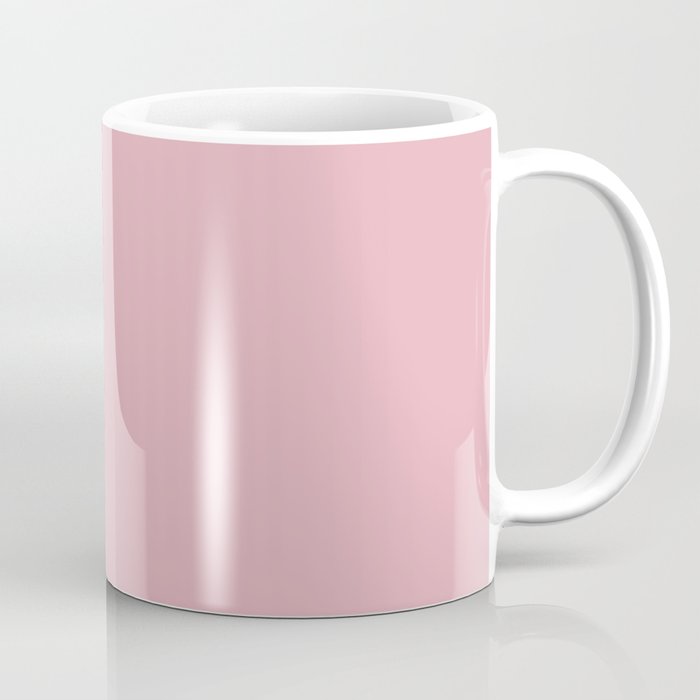 Pastel Pink Crepe Solid Color Hue Shade - Patternless Coffee Mug