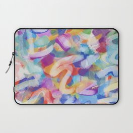 Pastel Abstract Colorful Art by Emmanuel Signorino  Laptop Sleeve
