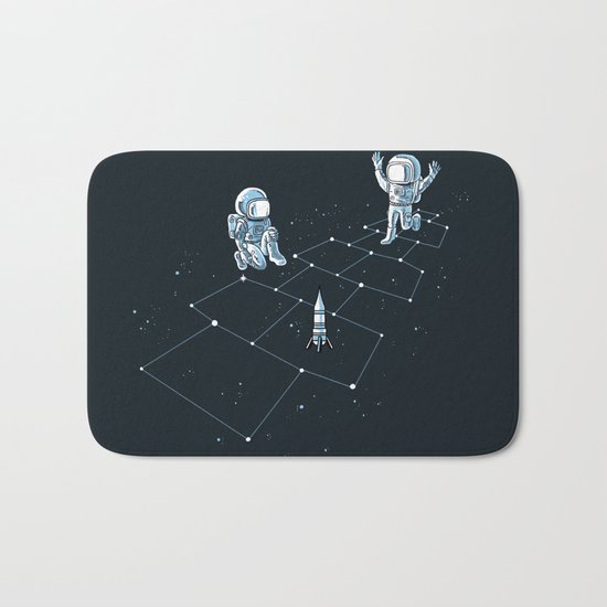 Hopscotch Astronauts Bath Mat