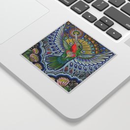 Hummingbird & Cactus - Beija Flor III Sticker