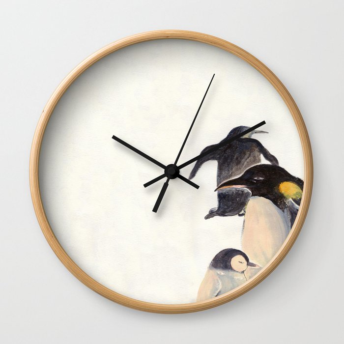 emperor Penguin Wall Clock