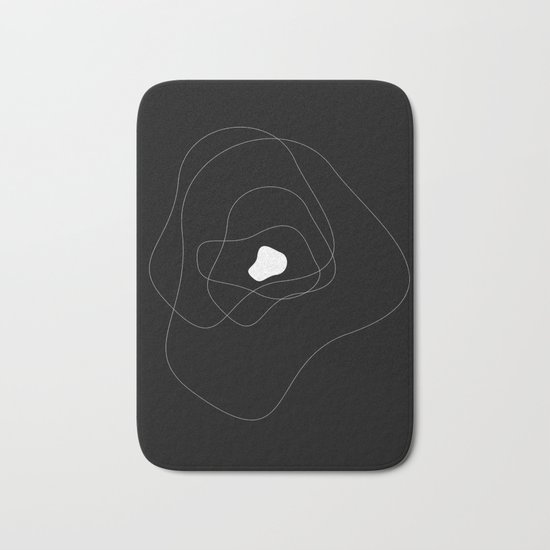 Abstract Infinite v. Black Bath Mat