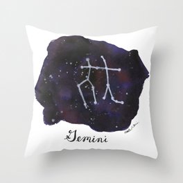 Gemini Throw Pillow
