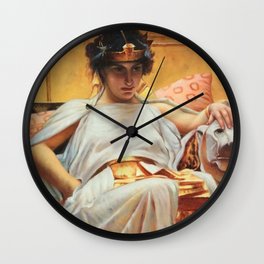 John William Waterhouse Cleopatra Wall Clock