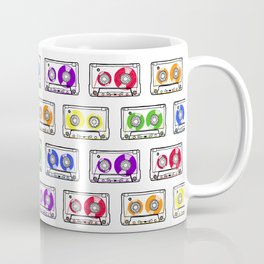 Rainbow Cassette Tapes Coffee Mug