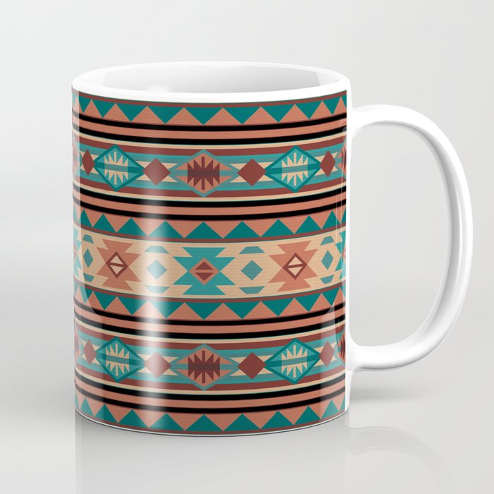 Southwest Design Turquoise Terracotta Coffee Mug