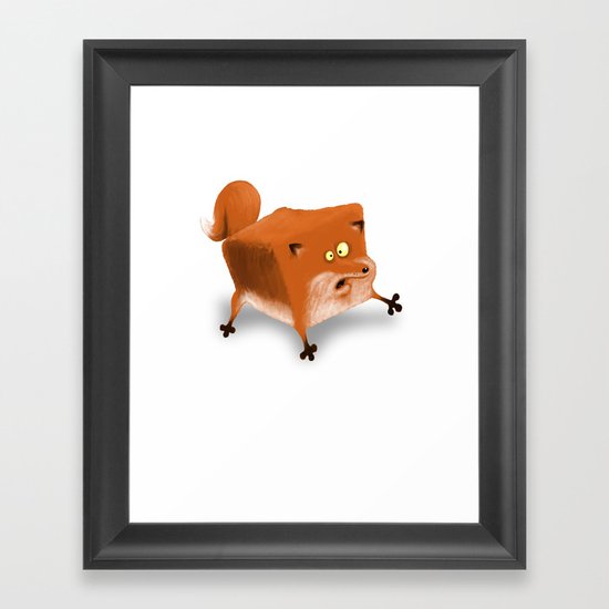 Box in a Fox Framed Art Print