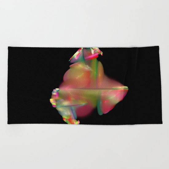 Spaceflower (A7 B0189) Beach Towel