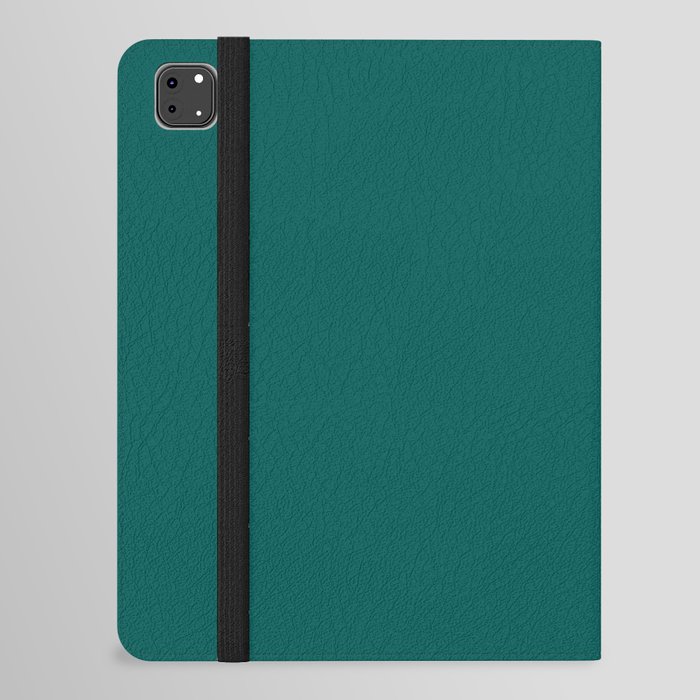 Monochrome green 0-85-85 iPad Folio Case