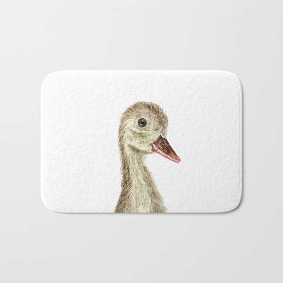 smiling little duck Bath Mat