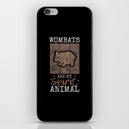 Australian Wombats Are My Animal Australia Day iPhone Skin