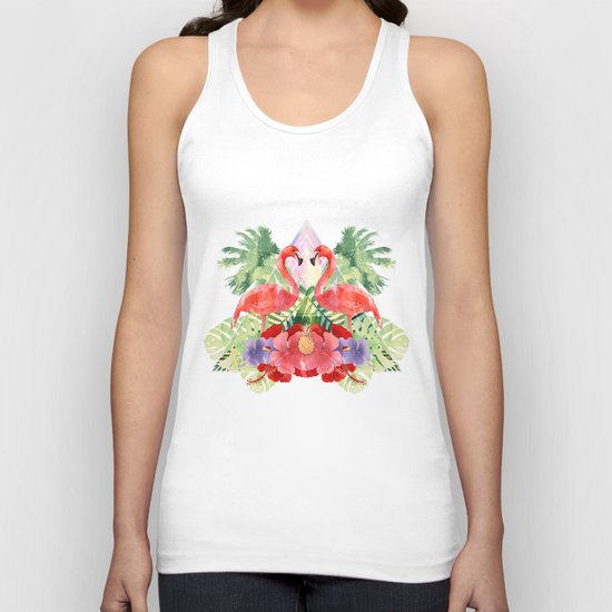 Flamingo Unisex Tank Top