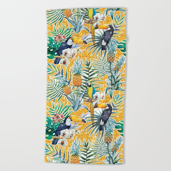 Tropical Summer #7 Beach Towel