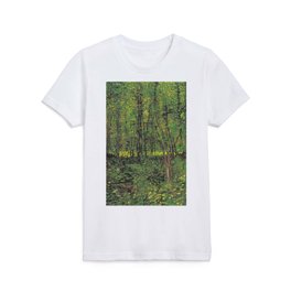 Vincent van Gogh - Trees and Undergrowth Kids T Shirt