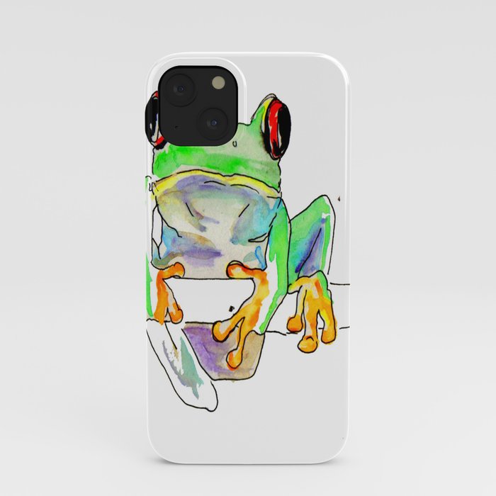 Nigel the red eyed tree frog iPhone Case