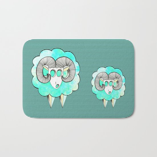Am's ram Bath Mat