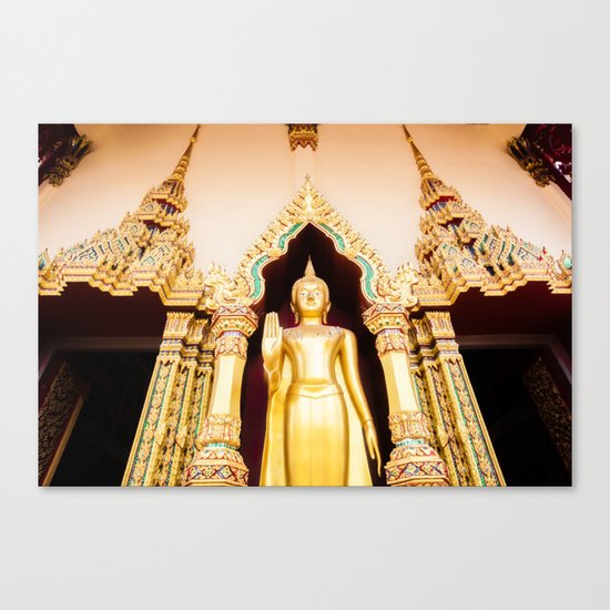 Buddha Temple Canvas Print